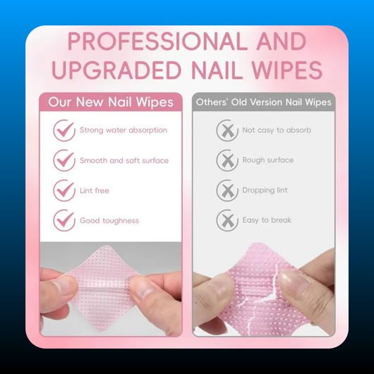 Lint Free Nail Wipes (200 Pcs)