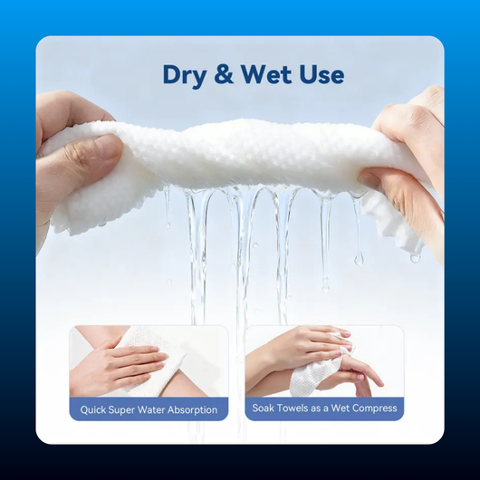 XL Disposable Face Towels (50 Count)
