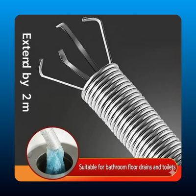 Anti-Clogging Drain Snake Tool for Clog Removal