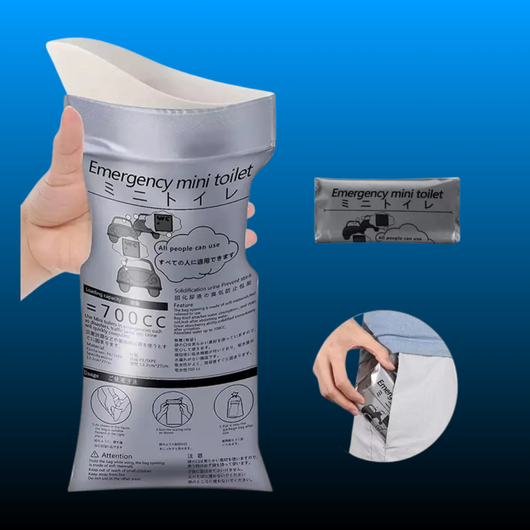 Disposable Emergency Urinal Bag (8 Pack)