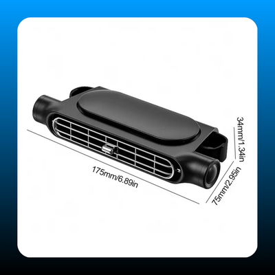 USB Plug in Car Seat Fan