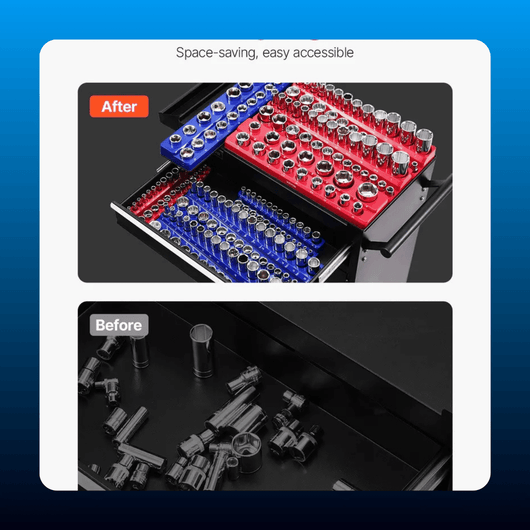 Magnetic Socket Organizer Set