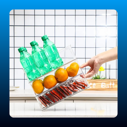 Stackable Refrigerator Storage Containers (6 Piece)