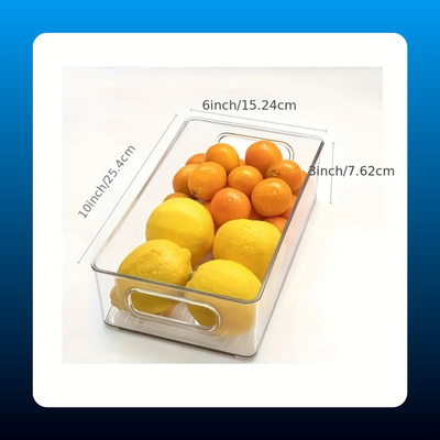 Stackable Refrigerator Storage Containers (6 Piece)