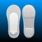 Invisible Thick Non-Slip Boat Sock Liners (3 Pack)