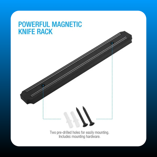 Magnetic Knife Bar with Steel Knife Holder