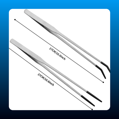 Stainless Steel Reptile Feeding Tongs