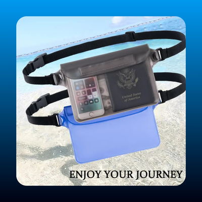 Waterproof Pouch with Adjustable Waist Strap