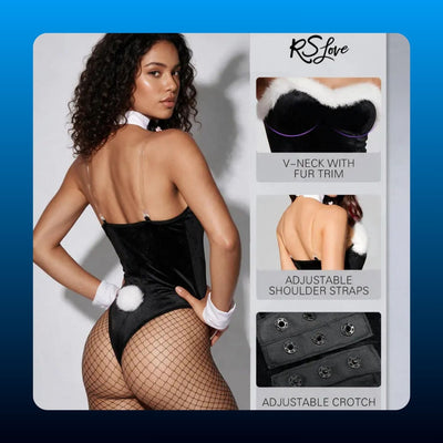 Velvet Bunny Halloween Costume Set