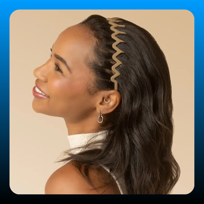 Recycled Plastic Zig Zag Headband (2 Pack)