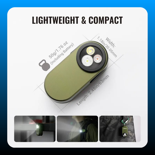Portable Pocket Clip Flashlights
