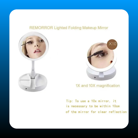 10x Magnifying Led Makeup Mirror with Light