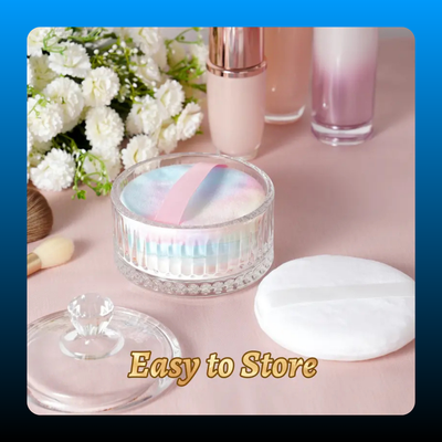 Large Powder Puff with Container Set