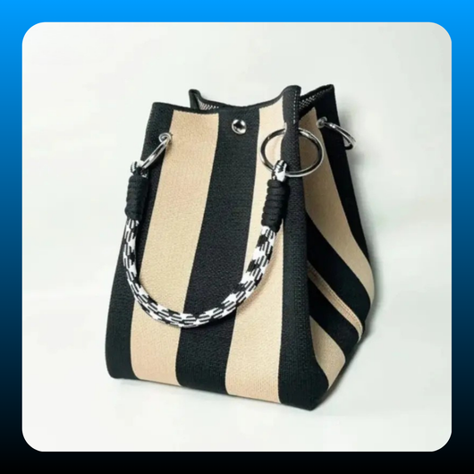 Boho Woven Bucket Bag