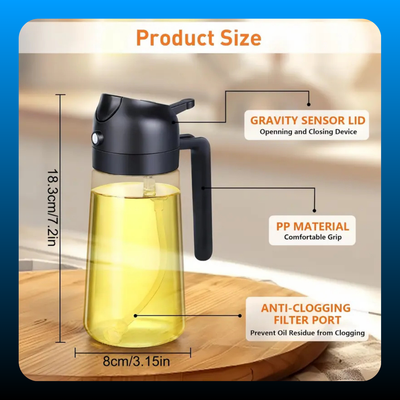 2 In 1 Oil Dispenser And Oils Sprayer