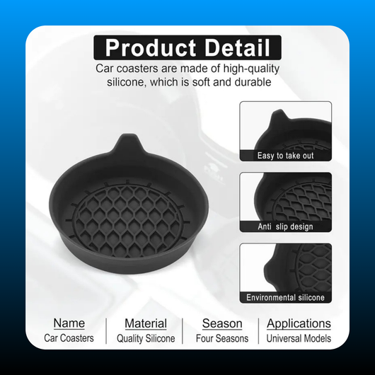 Car Cup Holder Coaster Silicone