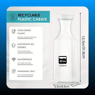 Plastic Water Carafe Set