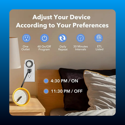 24 Hour Plug-in Mechanical Timer
