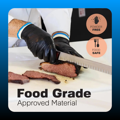 Black Heat Resistant Cooking Gloves