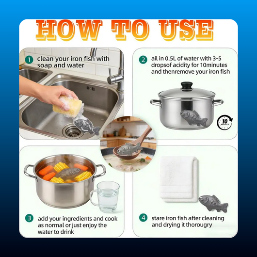 Lucky Iron Fish Cooking Tool