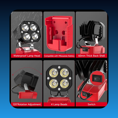 18V Cordless LED Work Light