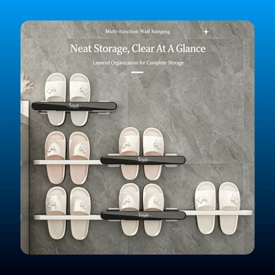 3-in-1 Foldable Wall-Mounted Shoe Rack