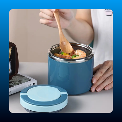 Stainless Steel Insulated Lunch Jar with Handle