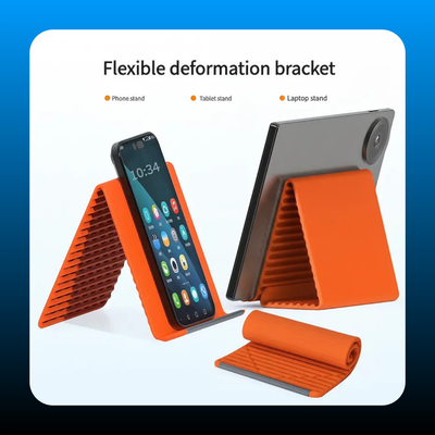 Foldable Silicone-Aluminum Tablet Phone Mount