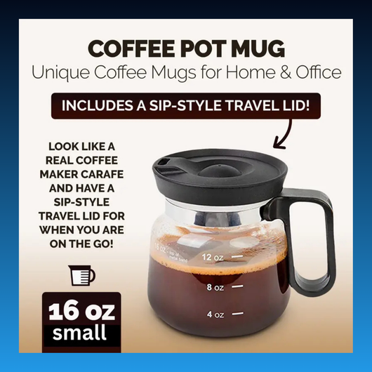Coffee Mug in Coffee Pot Shape