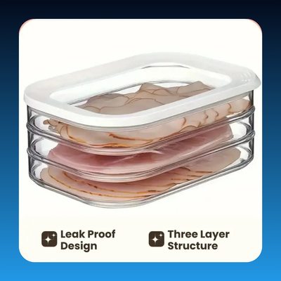 3-Layer Reusable Food Storage Container