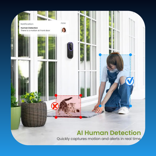 Wireless Smart Video Doorbell Camera