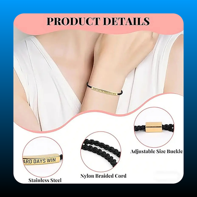 Don't Let The Hard Days Win Bracelet (2 Pack)
