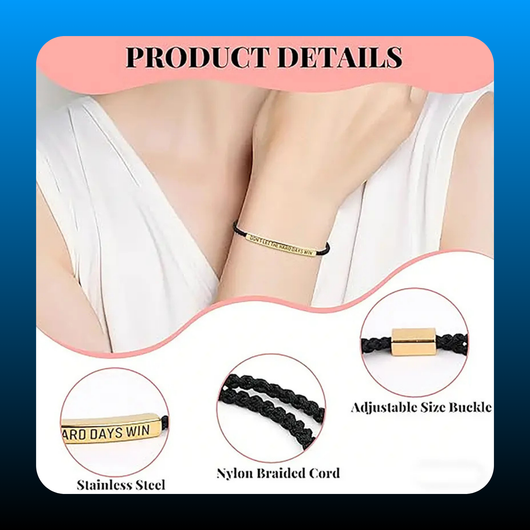 Don't Let The Hard Days Win Bracelet (2 Pack)