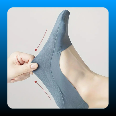 5 Pairs of Women's Invisible Socks (One Size)