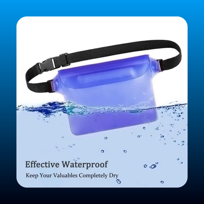 Waterproof Pouch with Adjustable Waist Strap