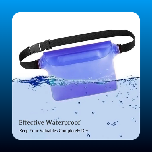 Waterproof Pouch with Adjustable Waist Strap