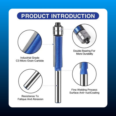 Flush Trim Router Bit with Bearing