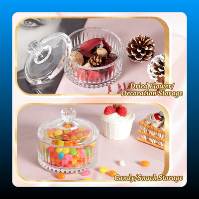 Large Powder Puff with Container Set