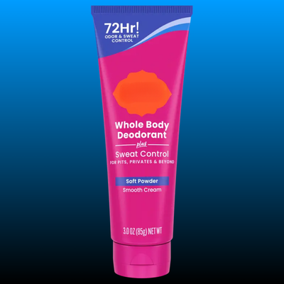 Whole Body Deodorant and Sweat Control Cream
