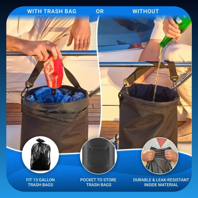 Leak Resistant Boat Trash Bag