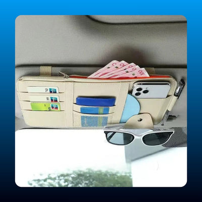 Car Sun Visor Organizer Pouch