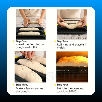 Non-Stick Silicone French Baking Tray