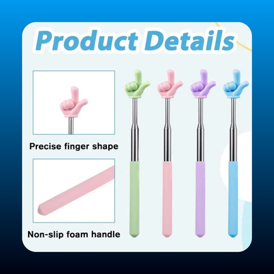 Stainless Steel Retractable Colorful Finger Pointer Stick
