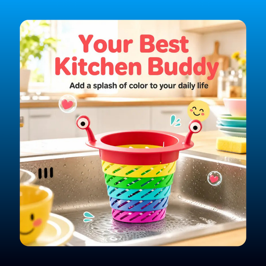 Rainbow Expandable Sink Strainer Basket