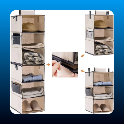2-Pack Hangable Closet Organizer