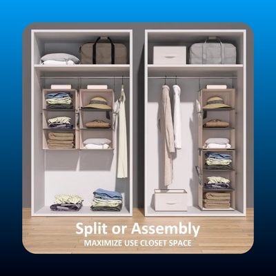 2-Pack Hangable Closet Organizer