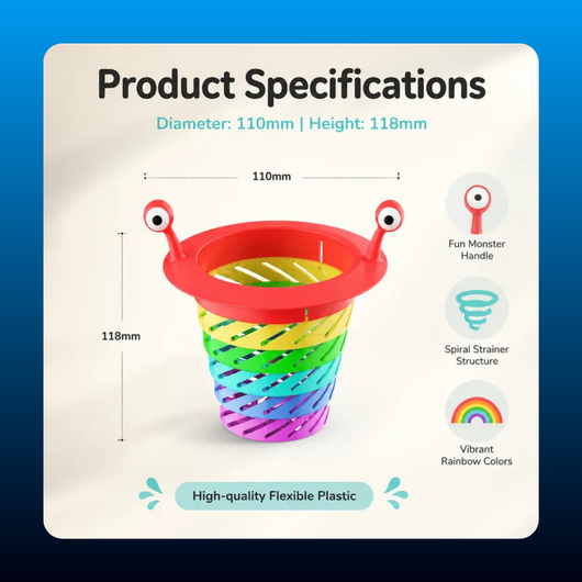 Rainbow Expandable Sink Strainer Basket