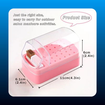 30-Hole Drill Bit Storage Box