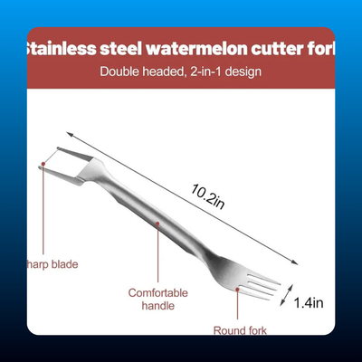 2-in-1 Stainless Fruit Slicer Forks