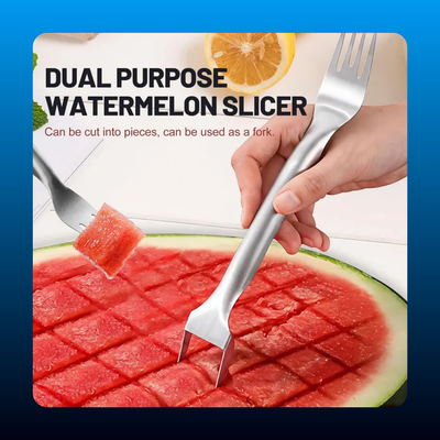2-in-1 Stainless Fruit Slicer Forks
